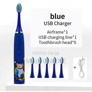 Sonic Children Electric Toothbrush With 6 Replacement Heads - thumbnail 2