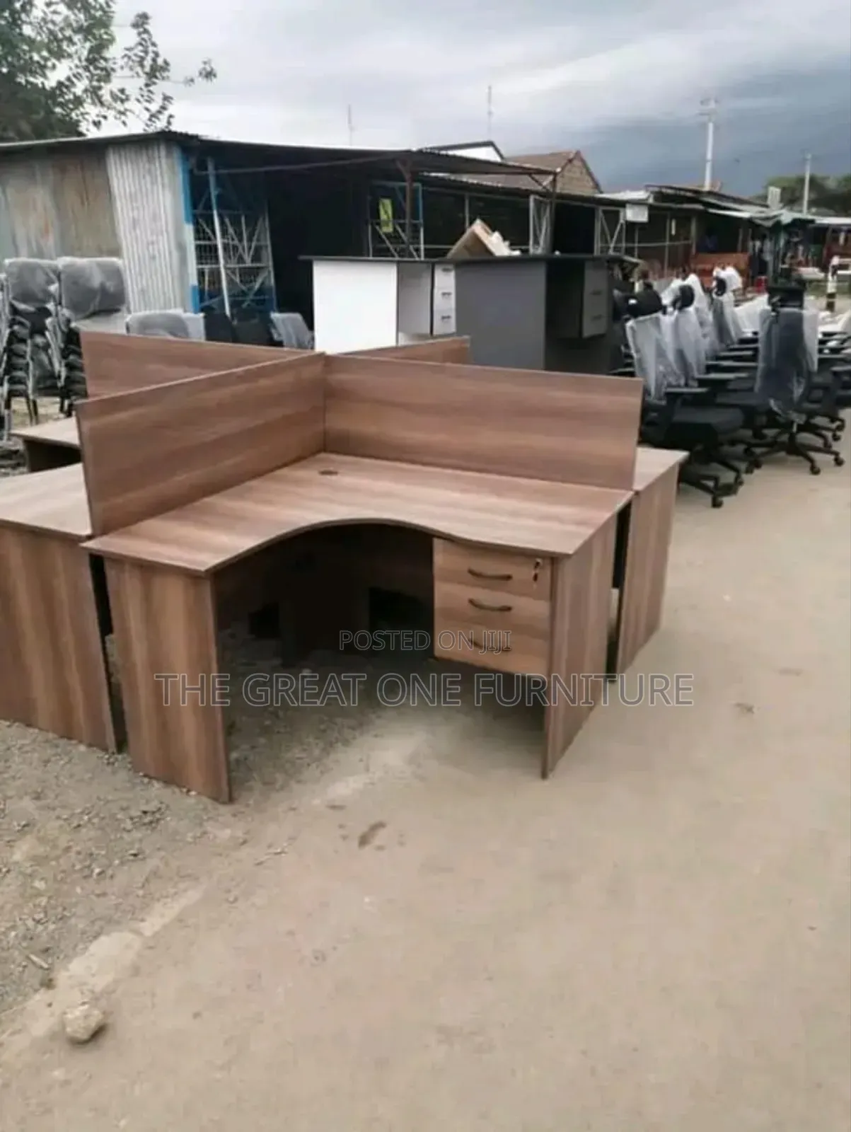Brown Office Desk Tf3wz