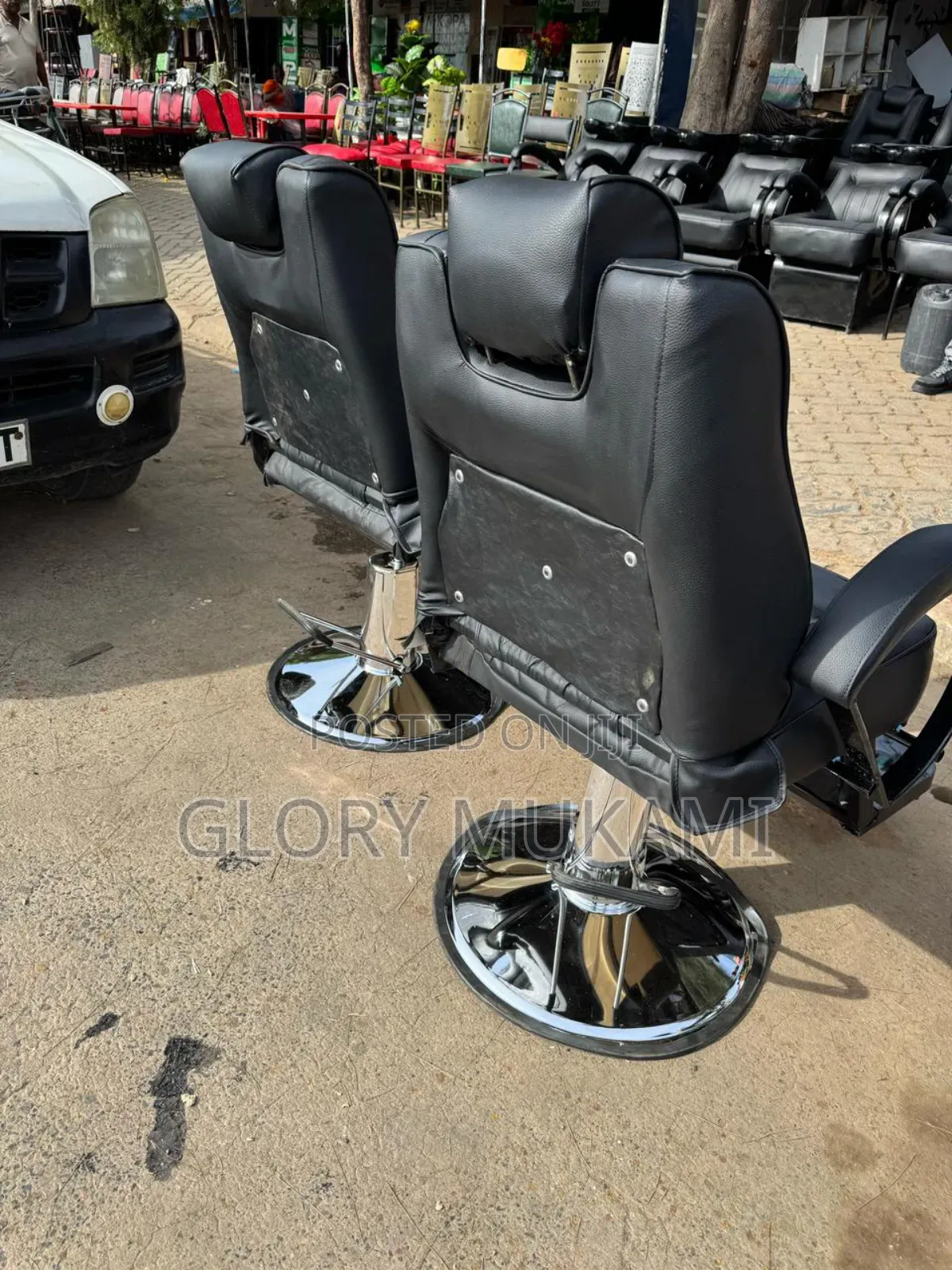Hydrolic Black Fancy Barber Chair