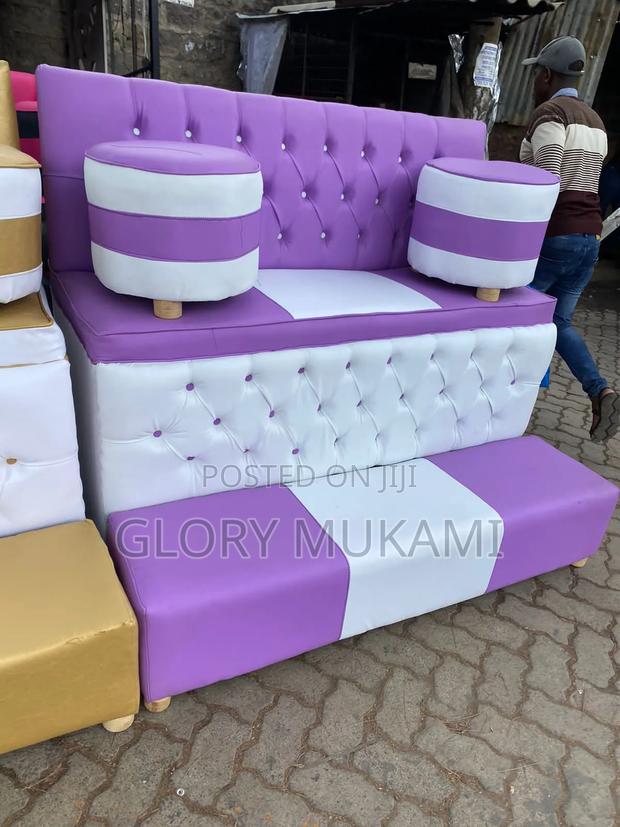 High Purple Pedicure Couch - main view