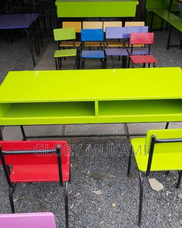 Green ,Red,Kindergarten Chairs - thumbnail 3