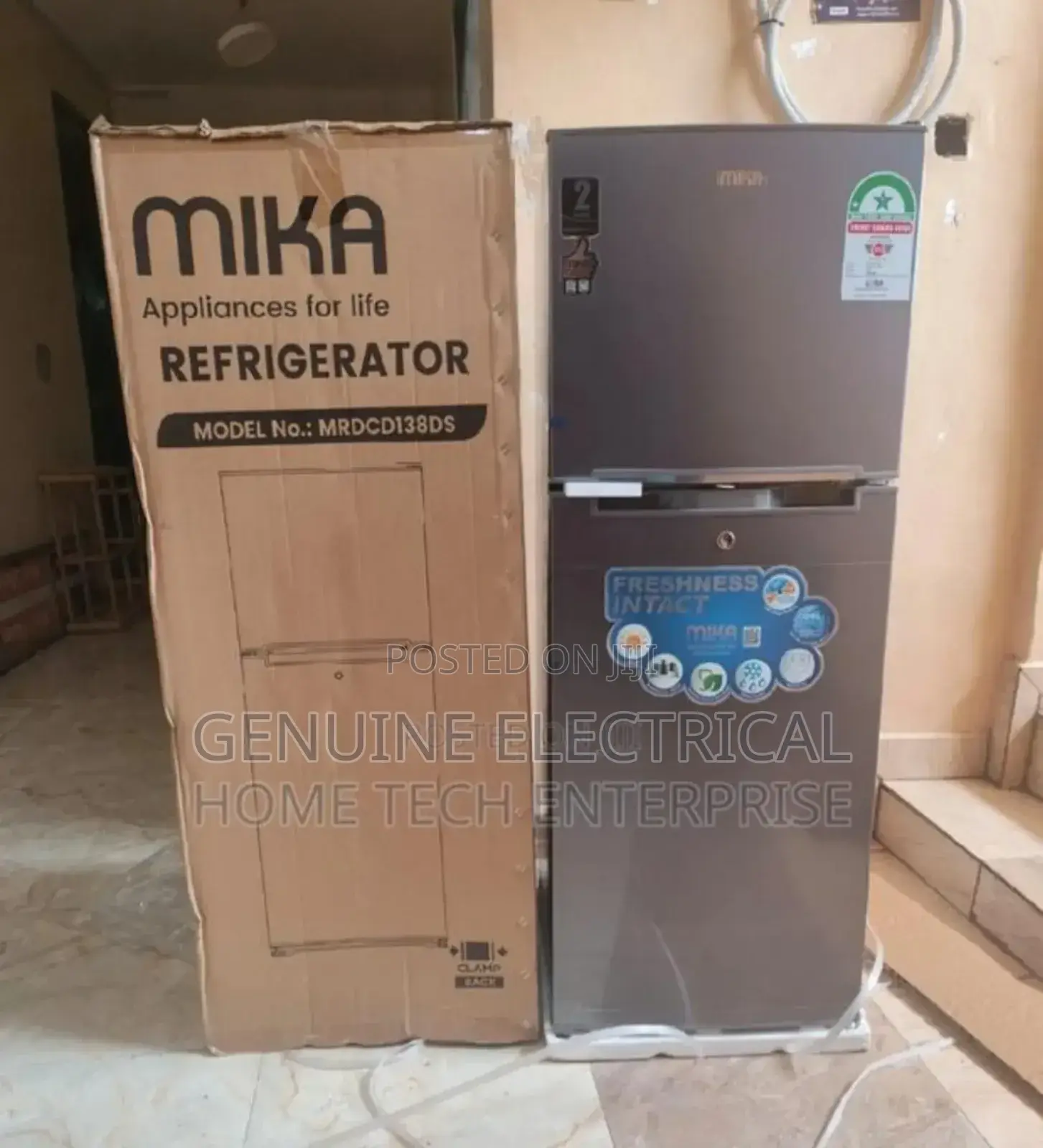 Quality Mika 138litres Double Door