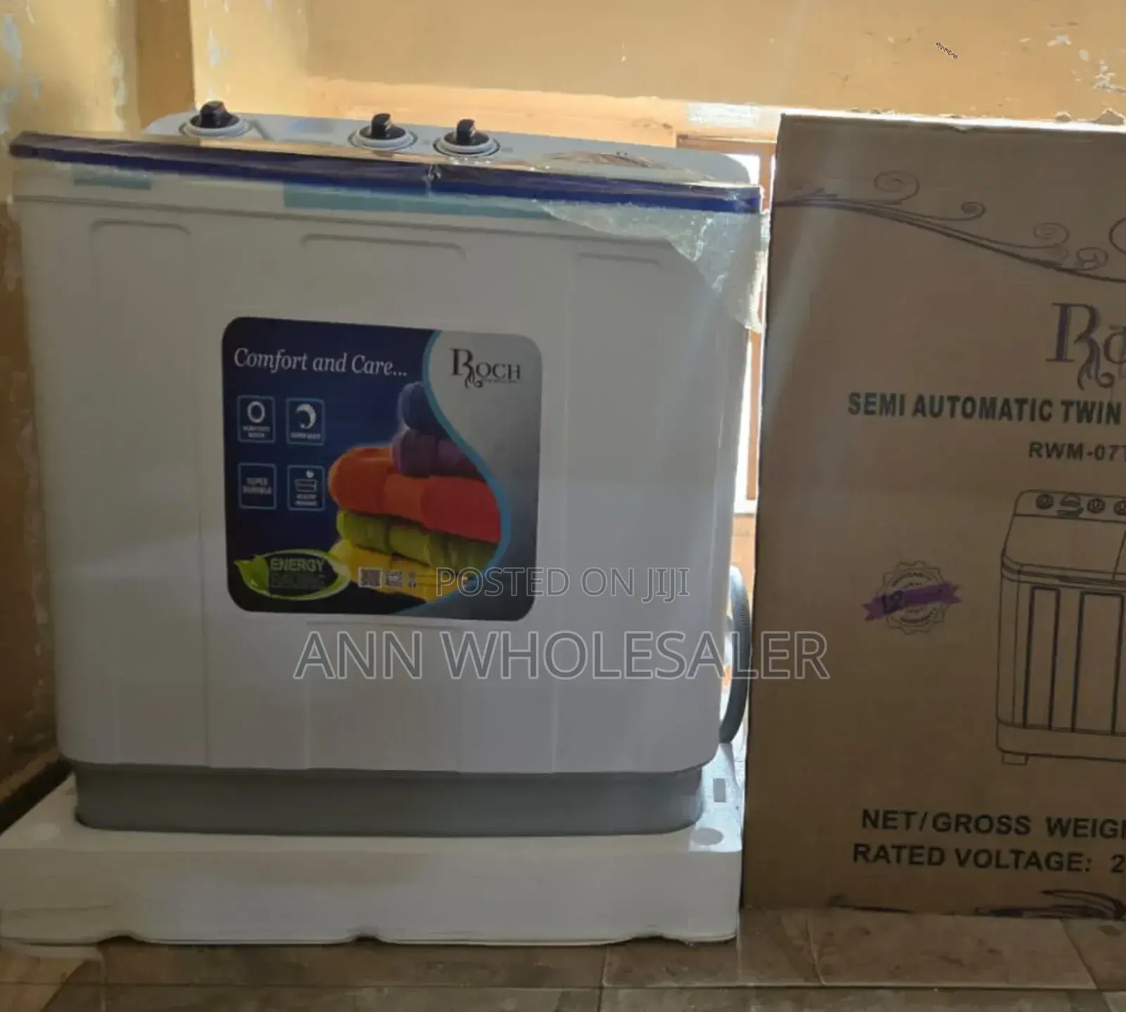 New Arrival Roch 7.5kgs Twin Tub Washing Machine