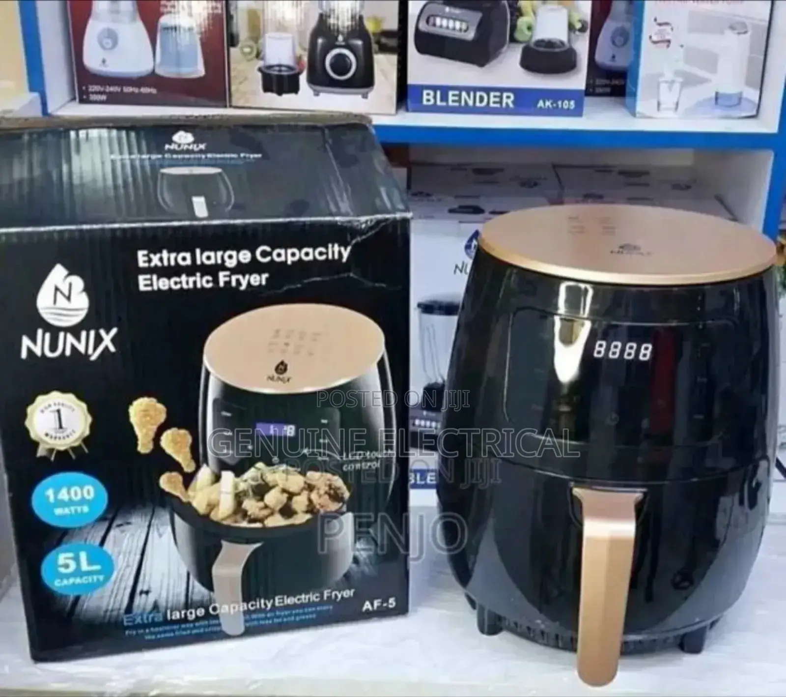 Nunix Extra Large 5litres Air Fryer