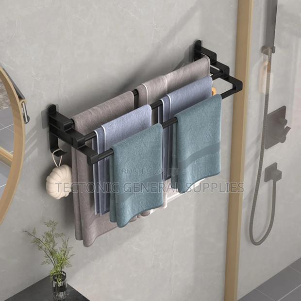 *Three Layer Towel Rack Stainless Steel Towel Holder 60cm - main view