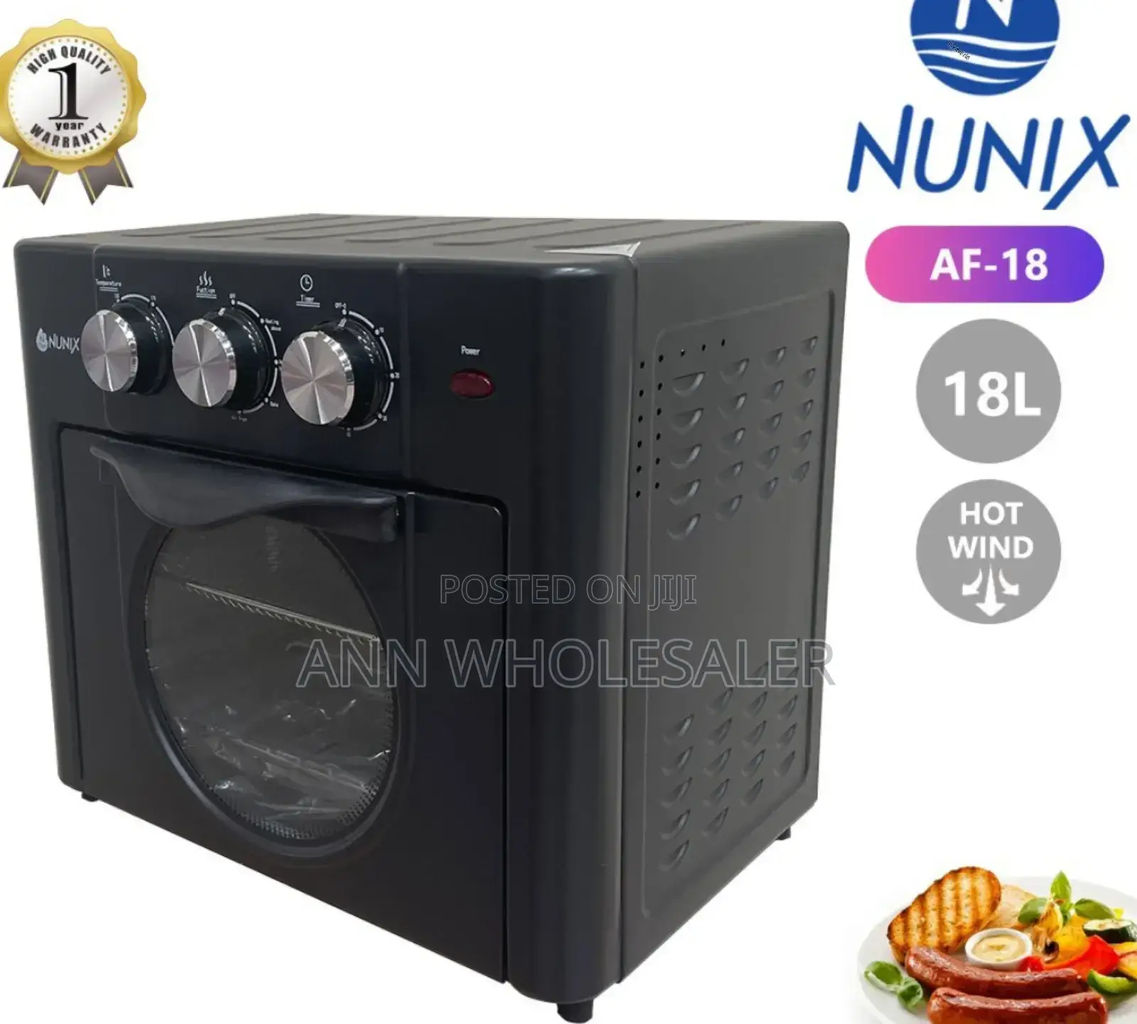 Affordable 18 Litres Nunix Airfryer Af-18