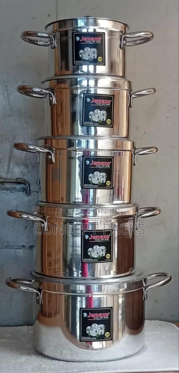 Jemaxo Aluminum Caserolle Set of 5
Pakage