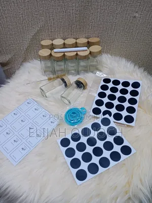 8pcs Set Glass Storage Jars