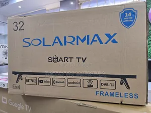 Solarmax 32 Inch Smart Android Tv Frameless With Bluetooth