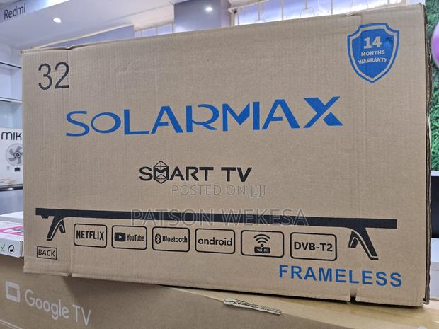 Solarmax 32 Inch Smart Android Tv Frameless With Bluetooth - thumbnail 2