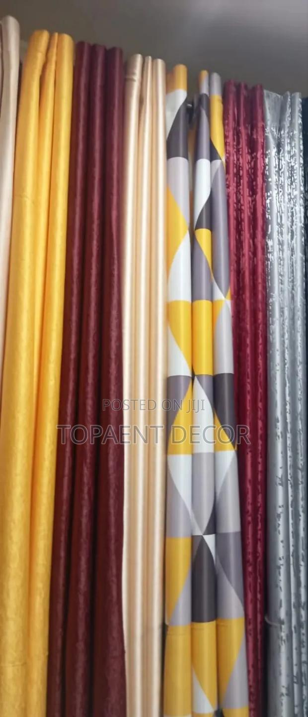 Well Designed, Colourful Stitched Window Curtains - main view