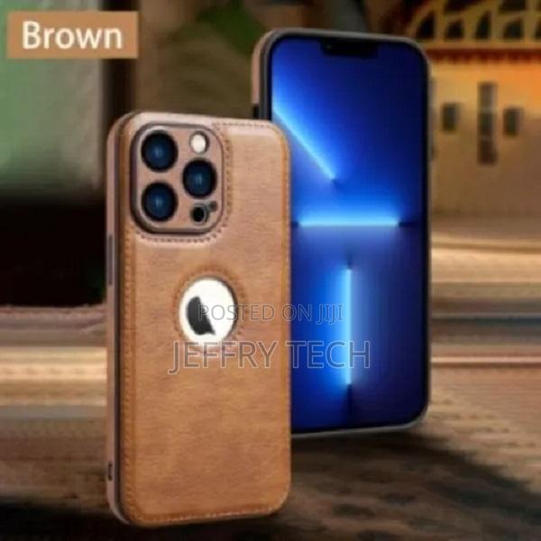 Back Case for iPhone13 Pro - Leather - Brown - main view