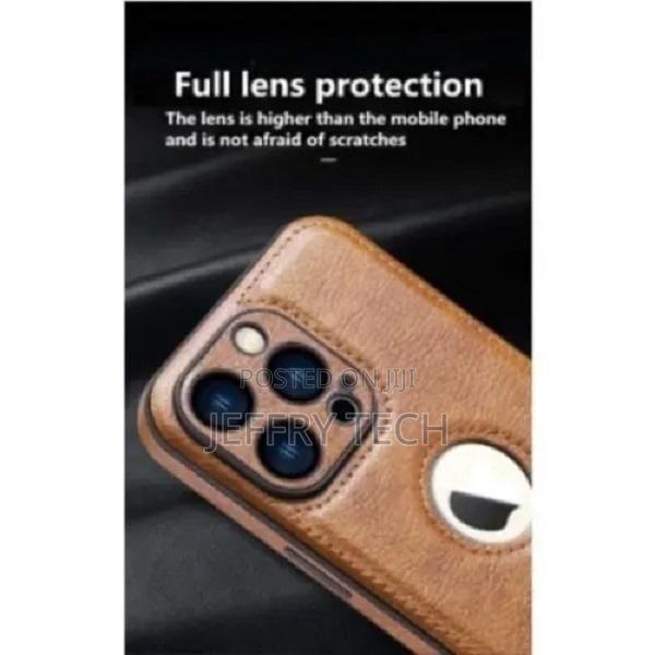Back Case for iPhone13 Pro - Leather - Brown - thumbnail 3