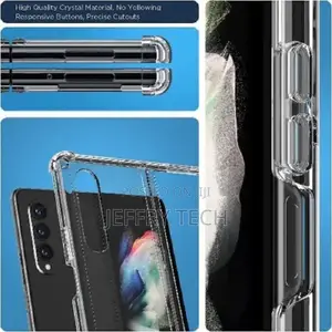 Crystal Clear Fit Bumper Case for Samsung Galaxy Z Fold4