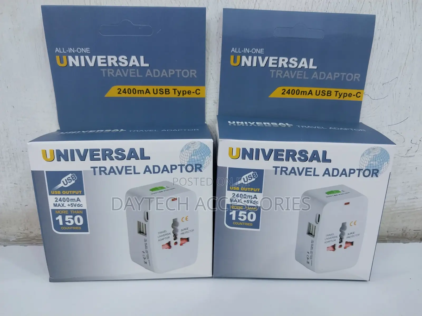 Universal Travel Adapter Plug – 4-in-1 International Adapter