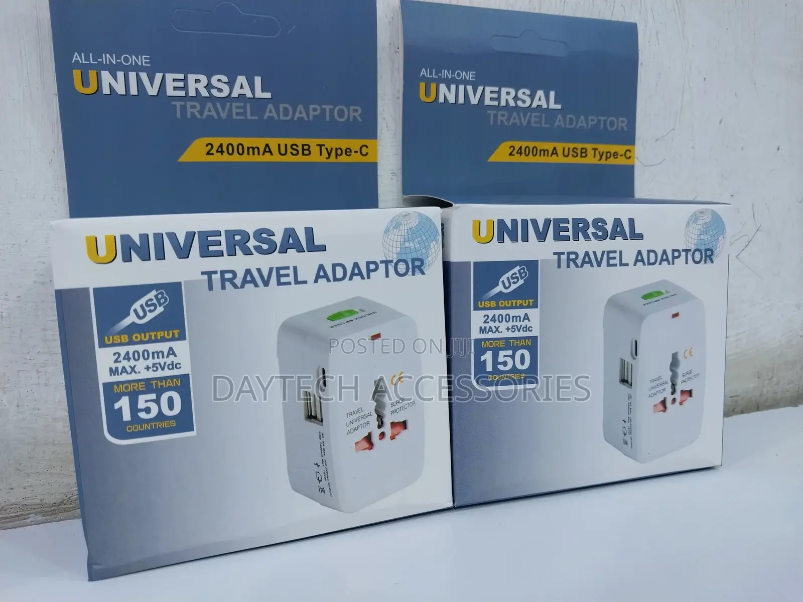 Universal Travel Adapter Plug – 4-in-1 International Adapter