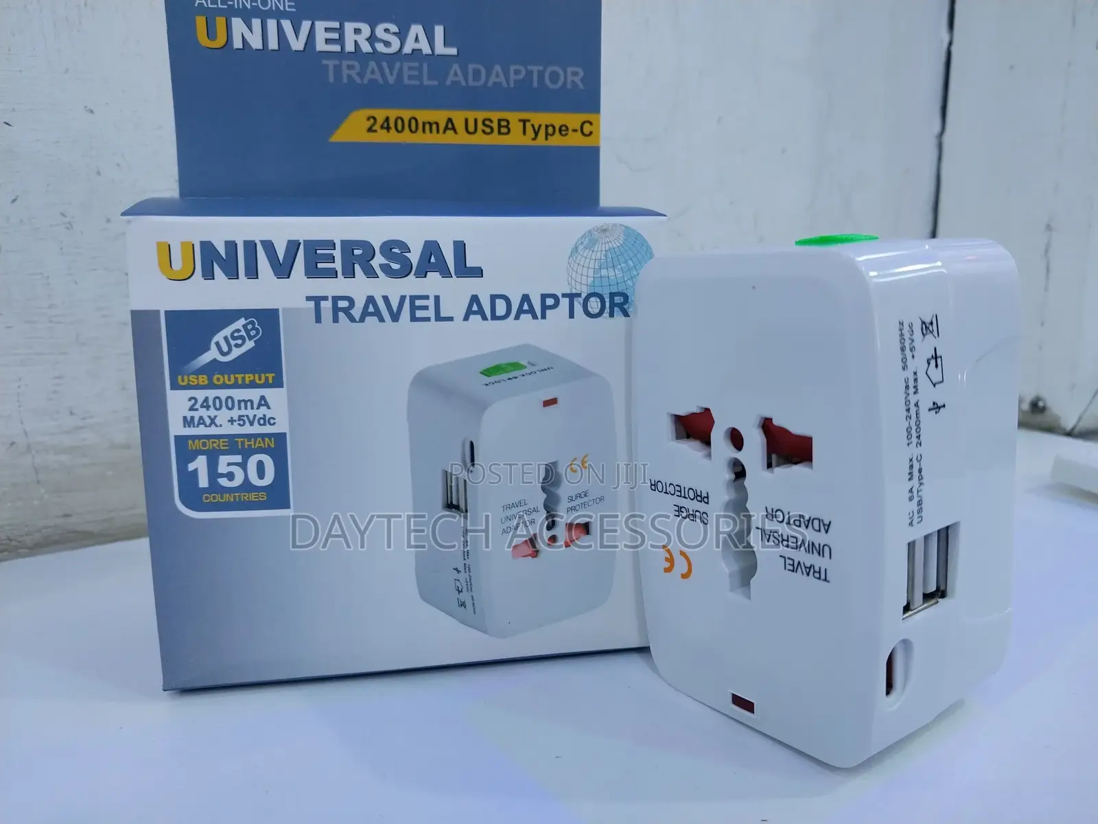 Universal Travel Adapter Plug – 4-in-1 International Adapter