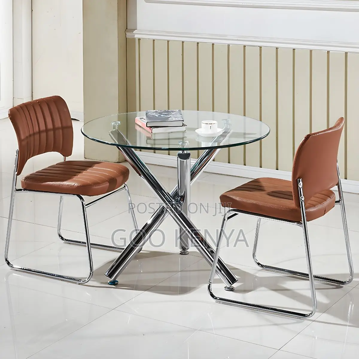 Home Tables; Clear Glass Dining Table