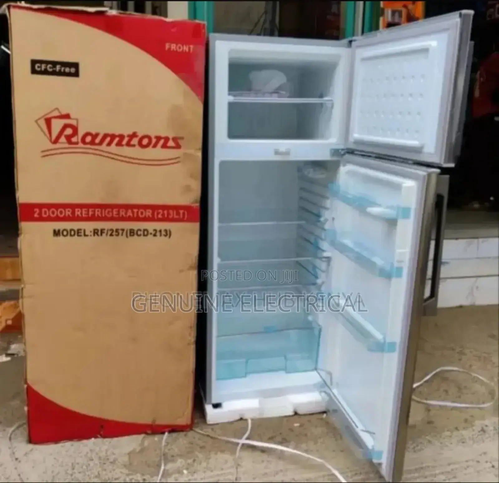 213litres Double Door Fridge