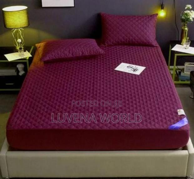 Maroon Mattress Protector - main view