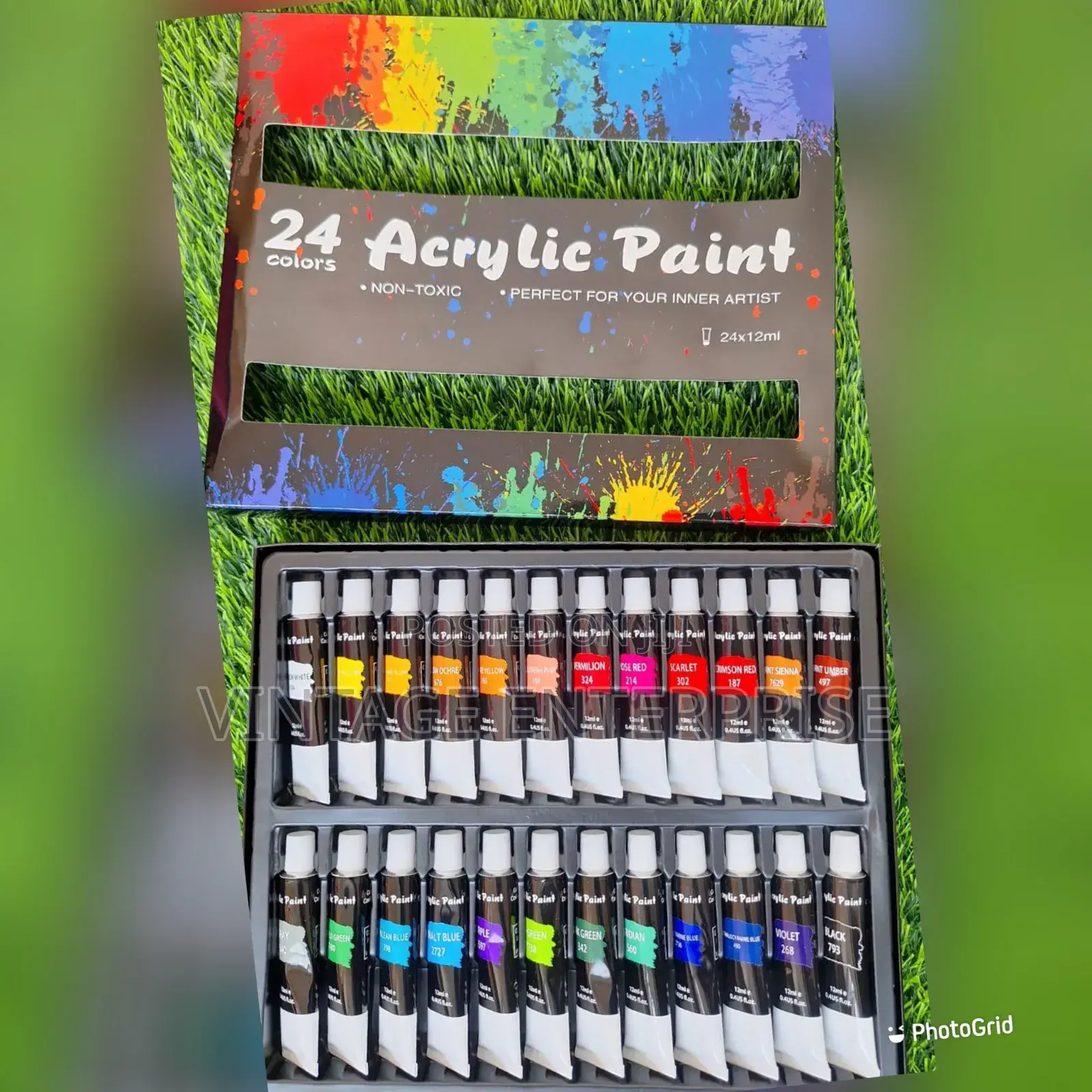 24 Color Acrylic Paint