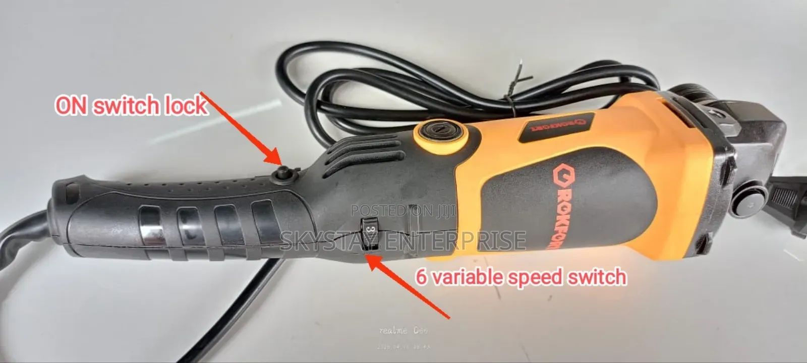 Angle Grinder 125/4.5" With Speed Control
