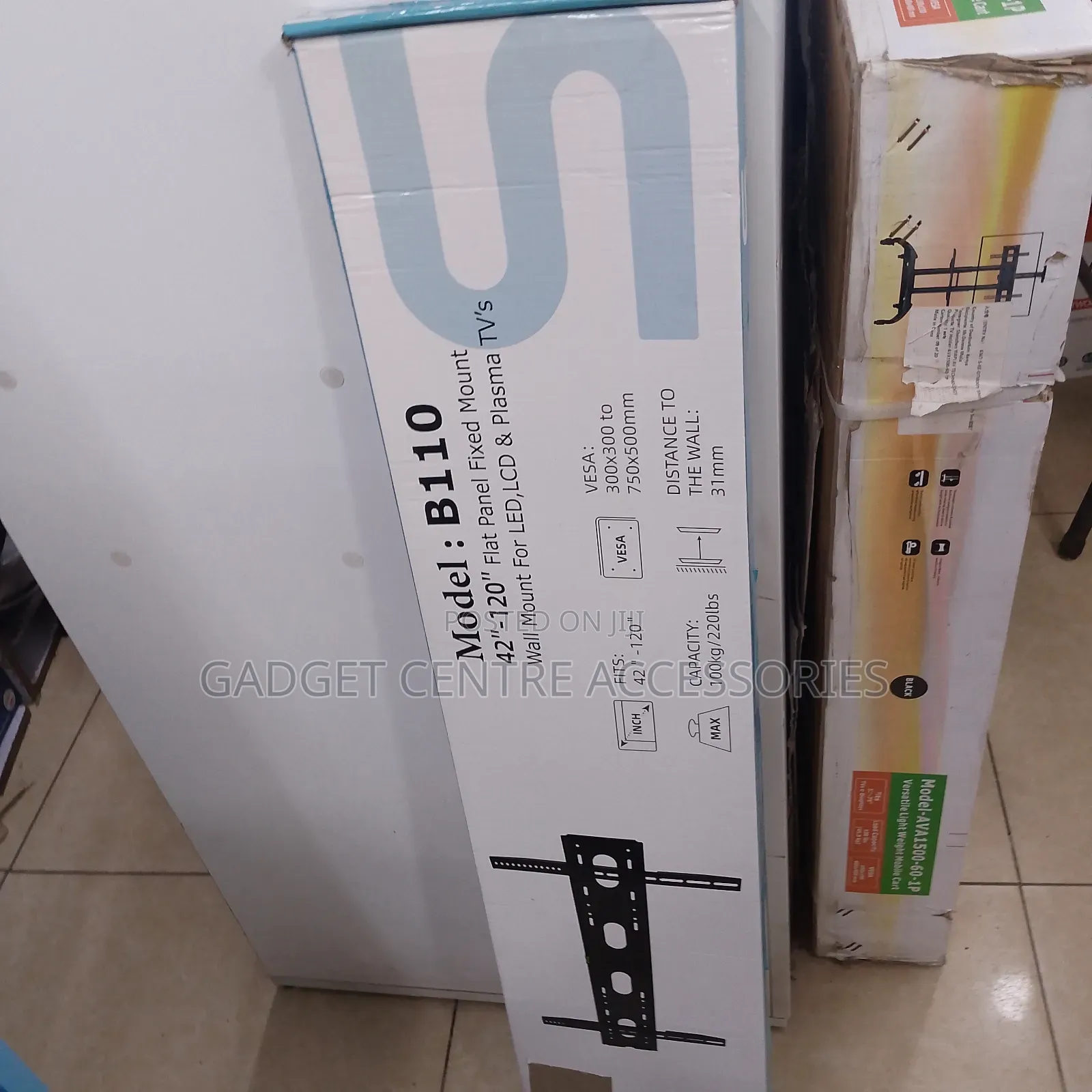 B110 Fixed Tv Mount 42" to 120 "