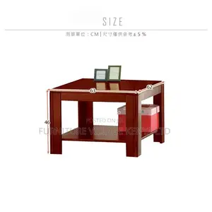 Coffee Tables: Compact Wood Meeting Office Coffee Table