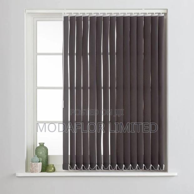 “Big Windows? Big Style.” With Vertical Window Blinds