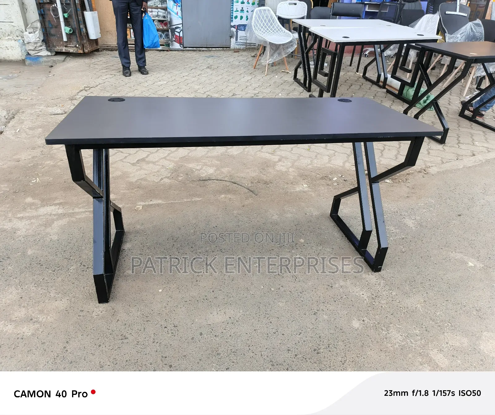 Modern Metallic 1.4 MTR Office/Home Computer Study Desk