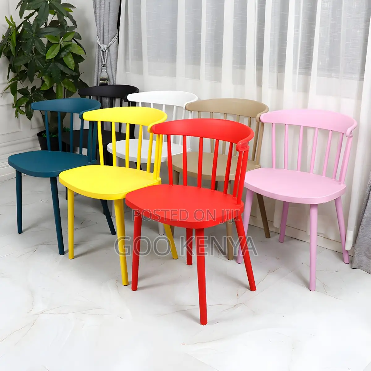Dining Set; 4-Seater Black Dining Set