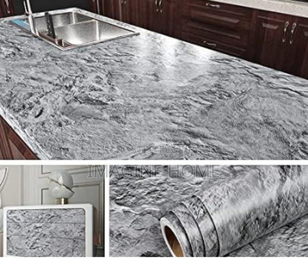 Light Grey Marble Contact Paper