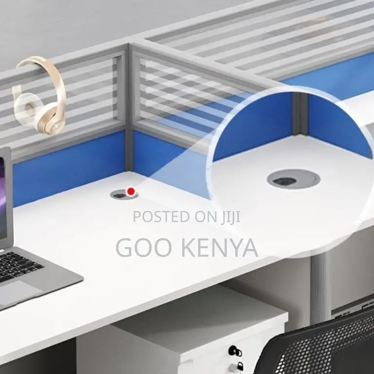Office Tables ; 4-Way Office Workstation.