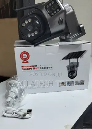 -*Dual Lens V380 Pro 4g Solar PTZ Camerafull Colour