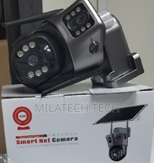 Dual Lens Solar PTZ Camera V380pro
