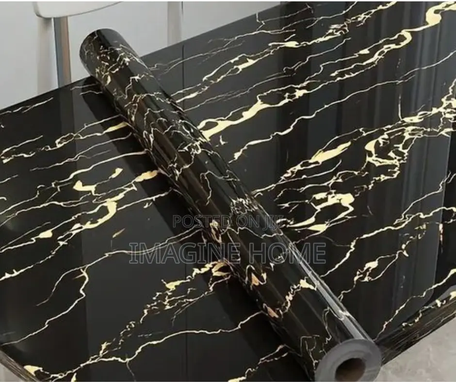 Brown Black Marble Contact Paper