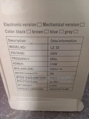 30litres Air Cooler Evaporative Purification Air Cooler