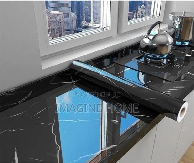 Black Contact Paper Kitchen Cabinets - main view