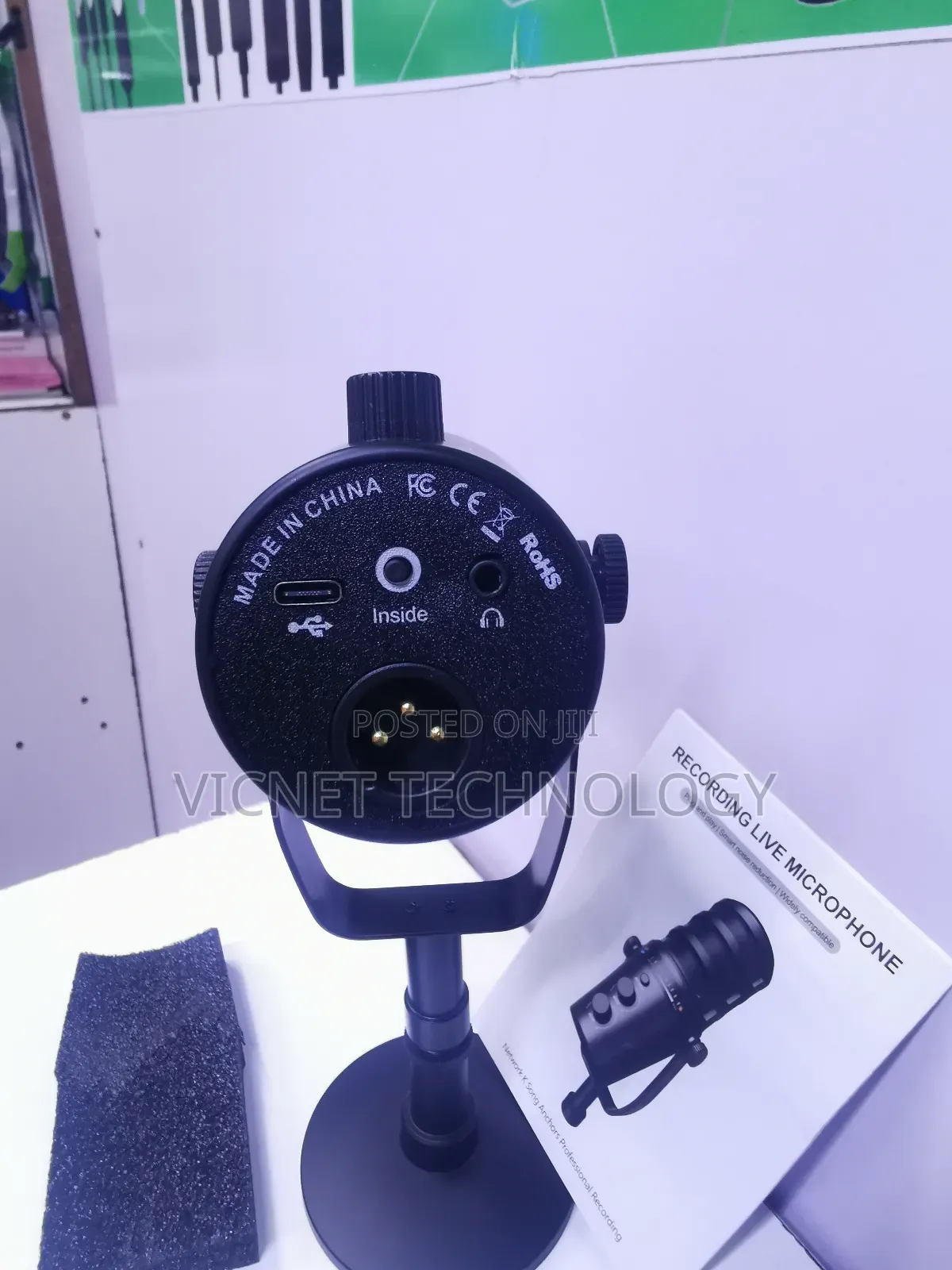 Gaming,Podcast Microphone With Usb and XLR Cable