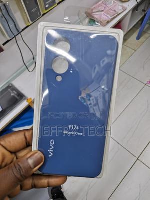 Trueupgrade Vivo Y17s Soft Silicone Rubber Case Cloth Lining - thumbnail 2