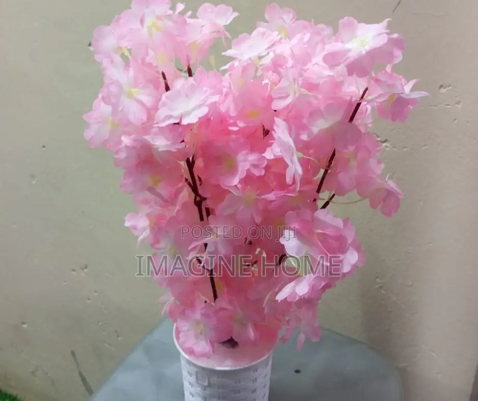 Pink Artificial Flowers Home Decor
