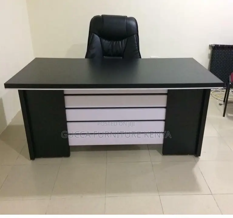 Clerical Desking:140cm Office Solid Wood Secretary Desk