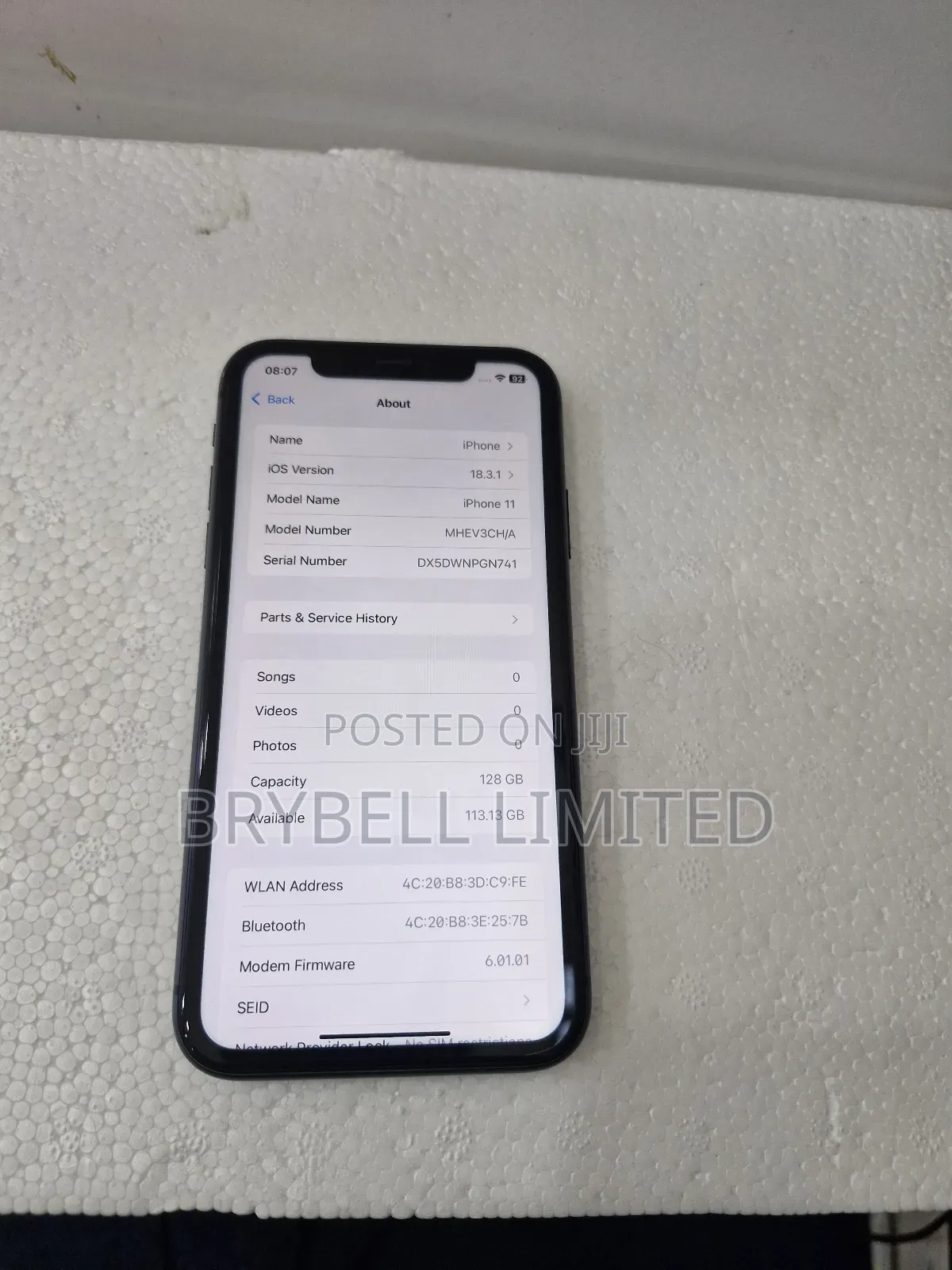 Apple iPhone 11 128 GB Black