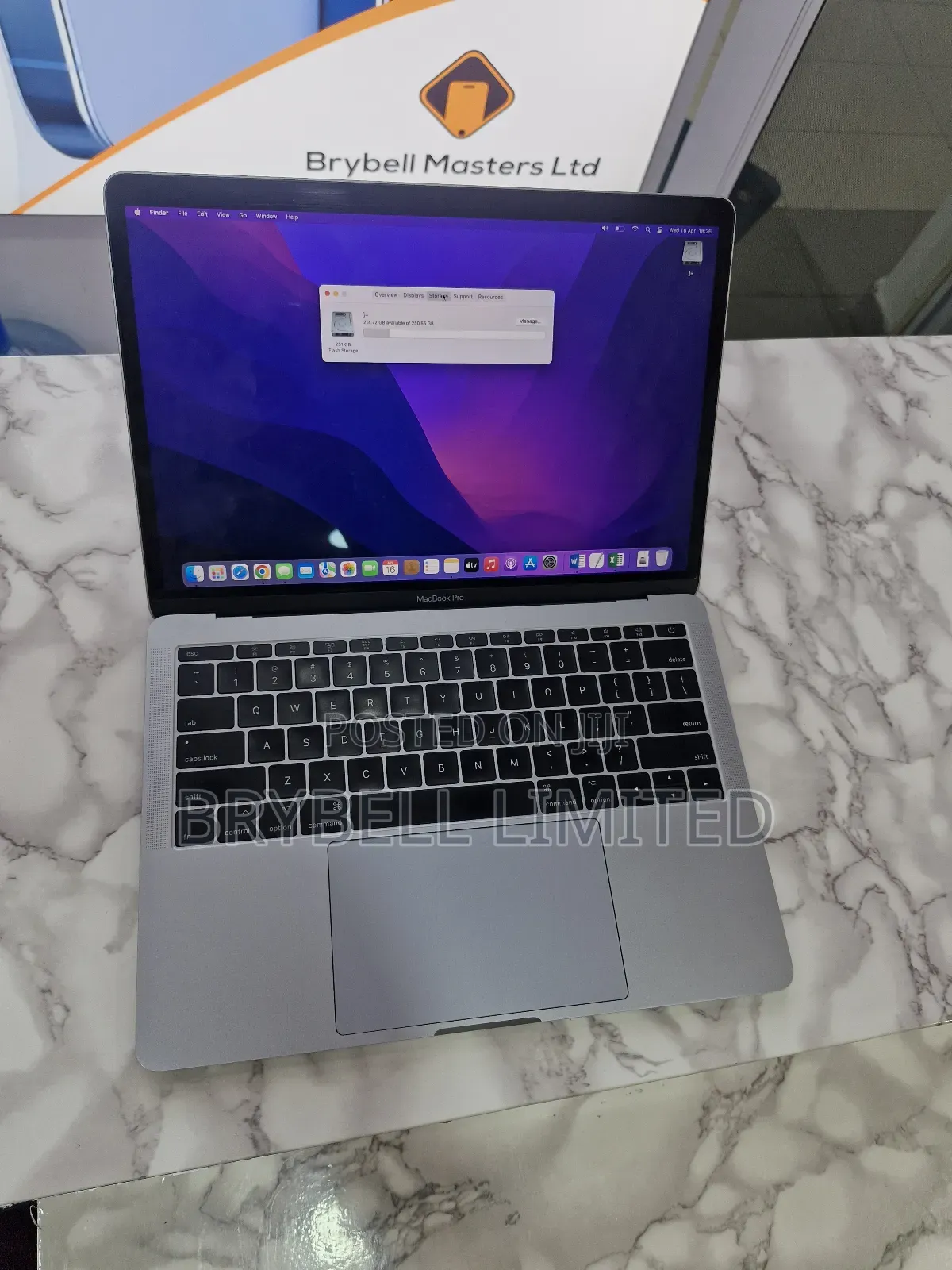 Laptop Apple MacBook Pro 2017 8GB Intel Core I5 SSD 256GB
