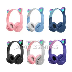 Cute Cat Ears Wireless Headphone