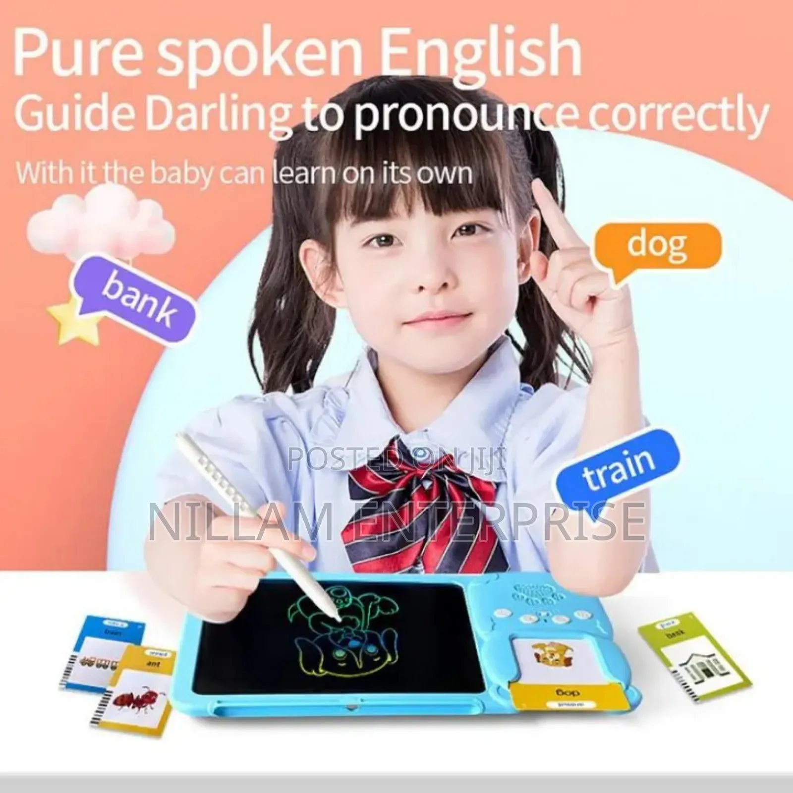*Echopad Card Reader 8 Inch LCD Kids Writing Board
