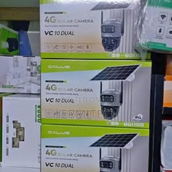 Solar Powered 4g Dual Lens 4mp Security Camera Outdoor- - thumbnail 4