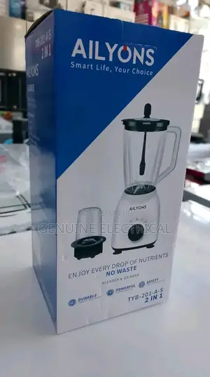 Blender 2 in 1 (Ailyons) With Stainless Steel Blades