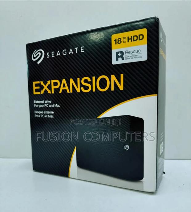 Seagate Expansion 18tb External Hard Drive HDD - main view