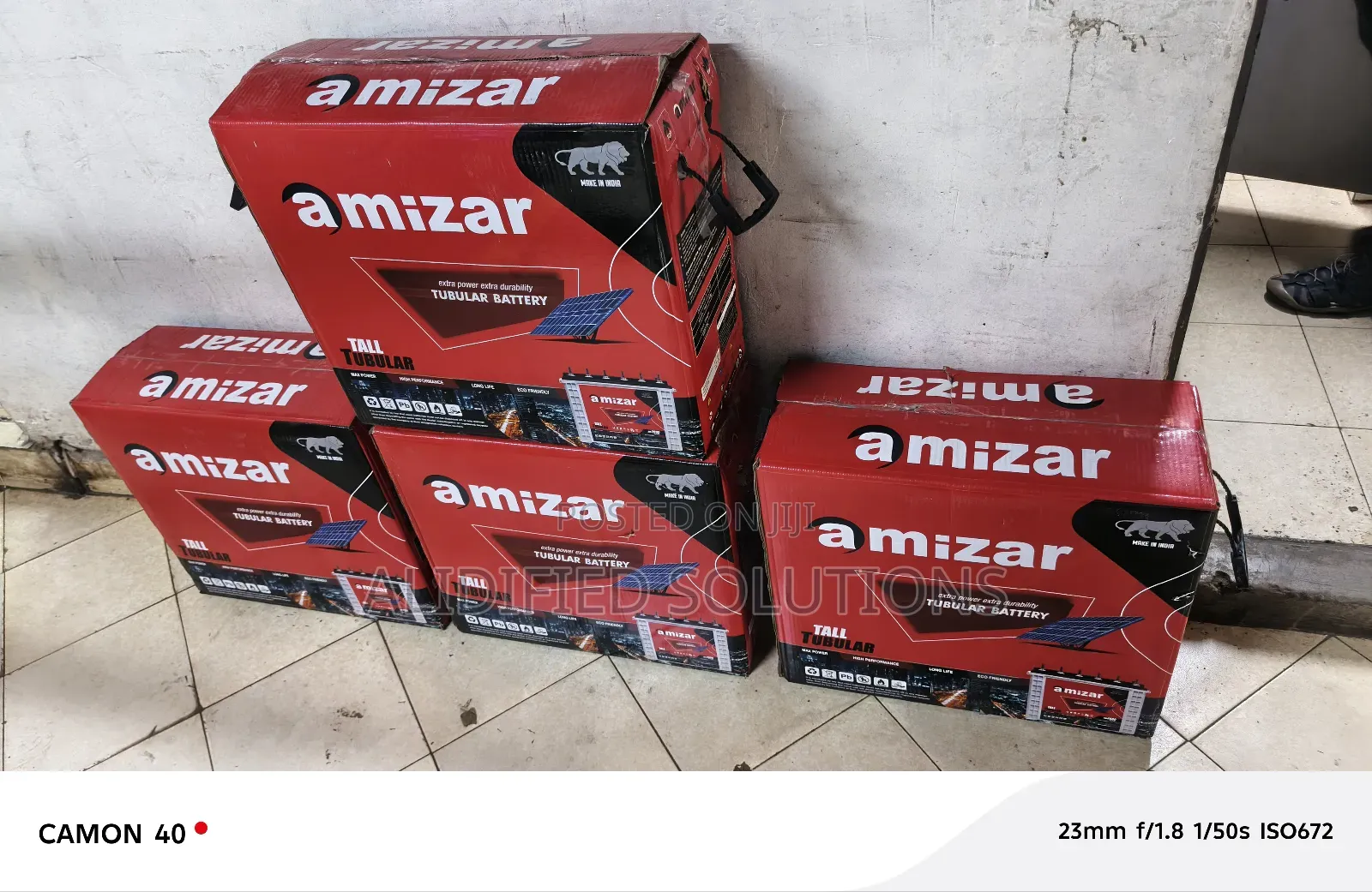 12v 200ah Tall Tubular Amizar Battery